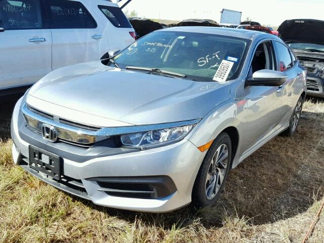 19XFC2F76GE080097 - 2016 HONDA CIVIC EX ვერცხლისფერი ფოტო 2