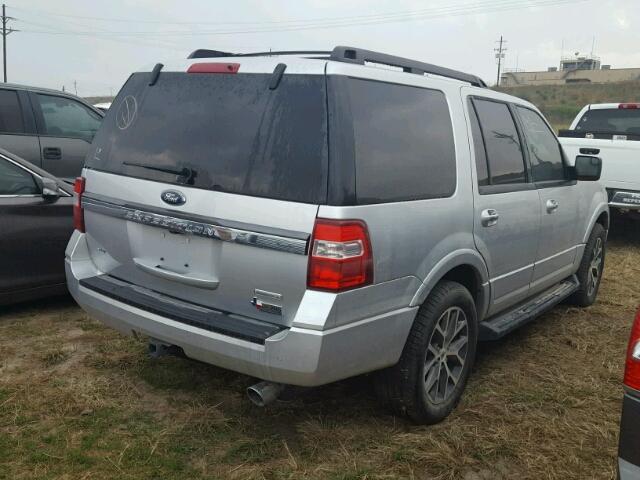 1FMJU1HT3HEA36899 - 2017 FORD EXPEDITION SILVER photo 4