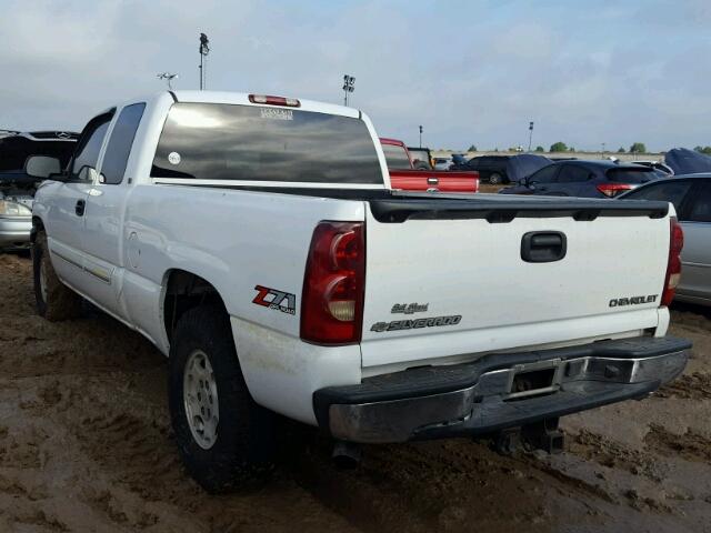 1GCEK19T63E380777 - 2003 CHEVROLET SILVERADO WHITE photo 3