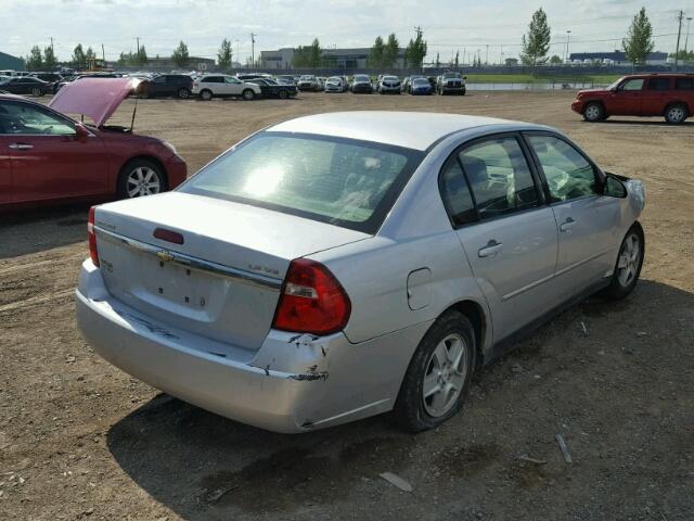 1G1ZT52835F205064 - 2005 CHEVROLET MALIBU LS ვერცხლისფერი ფოტო 4