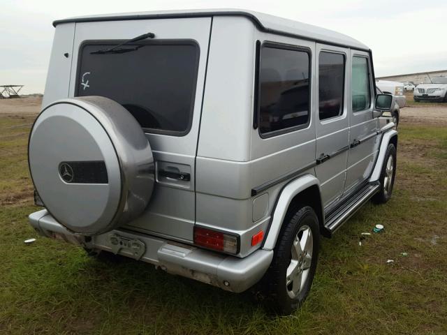 WDCYR49E46X166191 - 2006 MERCEDES-BENZ G SILVER photo 4