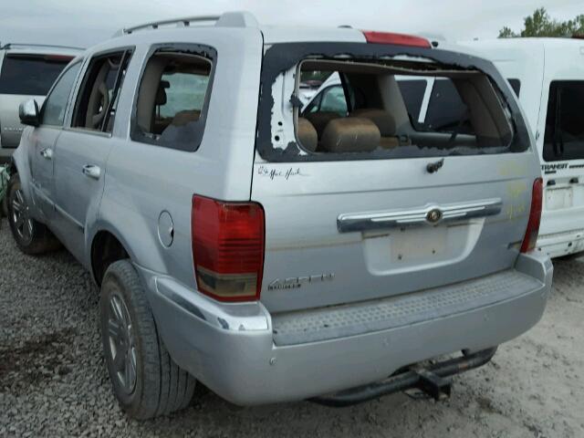 1A8HW58N78F107689 - 2008 CHRYSLER ASPEN LIMI SILVER photo 3