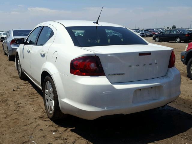 1B3BD4FB9BN517270 - 2011 DODGE AVENGER EX WHITE photo 3