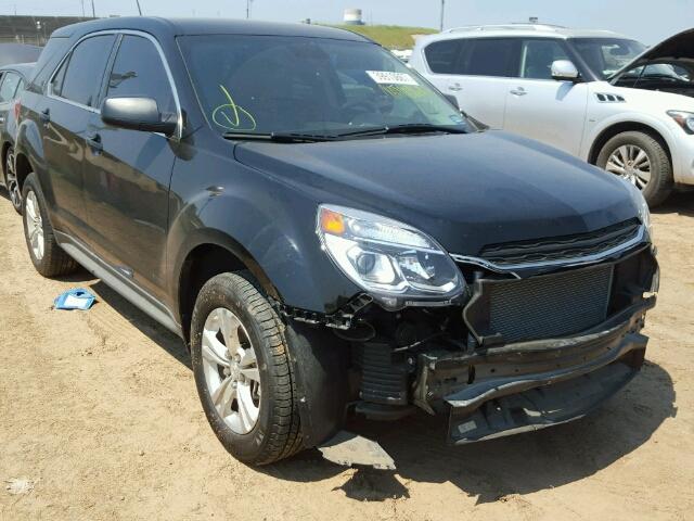 2GNALBEK1H1527683 - 2017 CHEVROLET EQUINOX BLACK photo 1