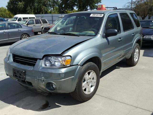 1FMYU94146KA04771 - 2006 FORD ESCAPE LIM GREEN photo 2