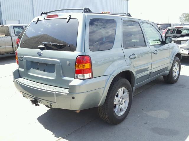 1FMYU94146KA04771 - 2006 FORD ESCAPE LIM GREEN photo 4