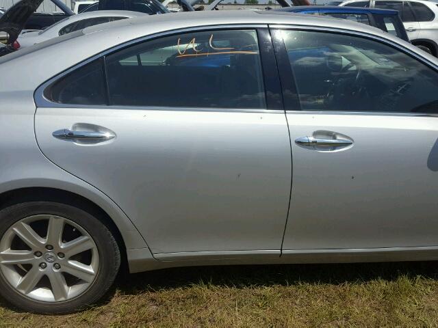 JTHBJ46G982210242 - 2008 LEXUS ES 350 SILVER photo 9