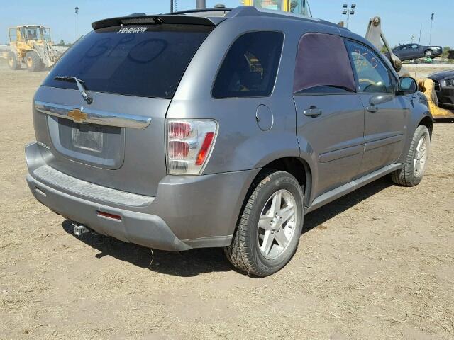 2CNDL63F066045642 - 2006 CHEVROLET EQUINOX LT GRAY photo 4