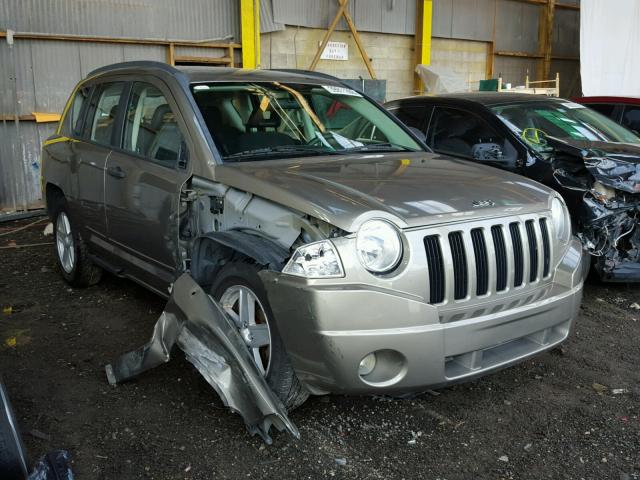 1J8FF47W28D721766 - 2008 JEEP COMPASS SP TAN photo 1