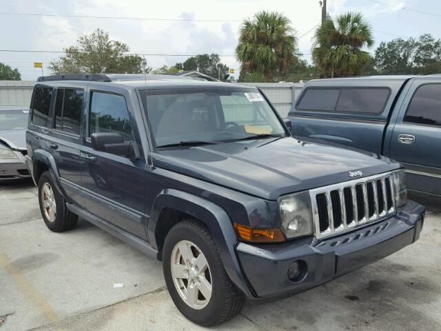 1J8HH48P17C553780 - 2007 JEEP COMMANDER BLUE photo 1
