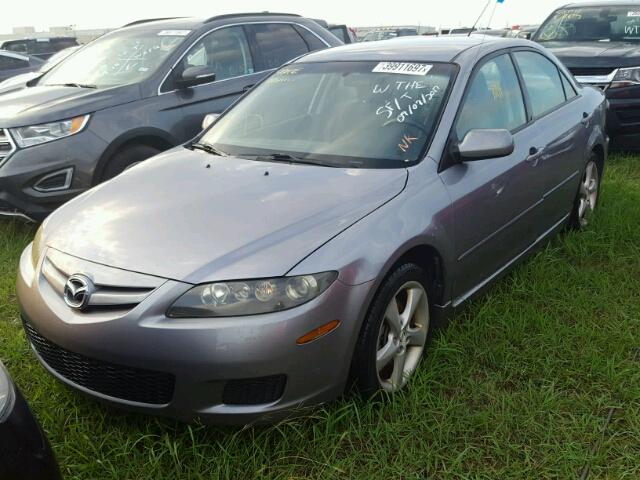 1YVHP80C085M16730 - 2008 MAZDA 6 GRAY photo 2