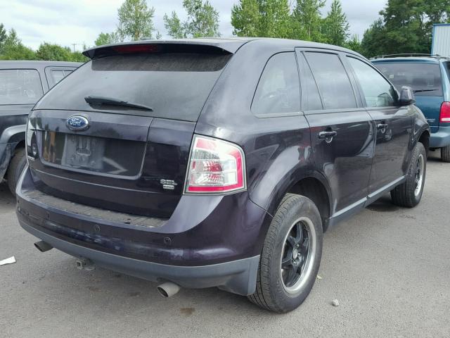 2FMDK49C67BB63613 - 2007 FORD EDGE SEL P PURPLE photo 4