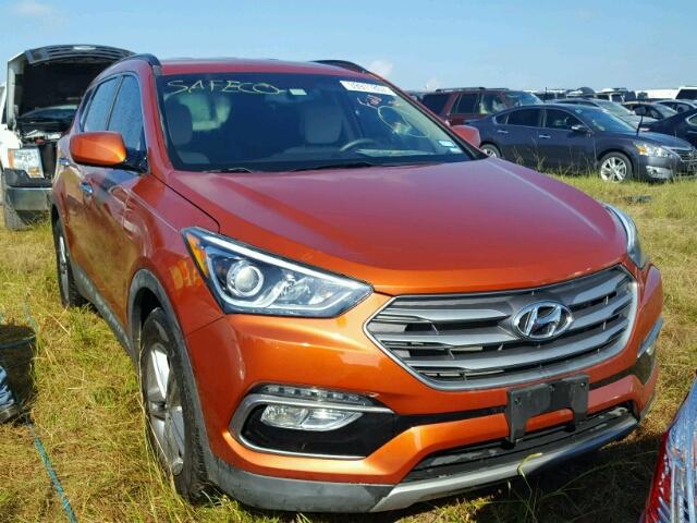 5XYZU3LB7HG399649 - 2017 HYUNDAI SANTA FE S ORANGE photo 1