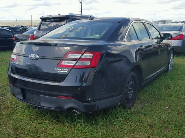 1FAHP2F88EG183501 - 2014 FORD TAURUS BLACK photo 4