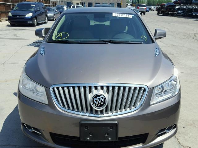 1G4GD5GR7CF180191 - 2012 BUICK LACROSSE P BROWN photo 9