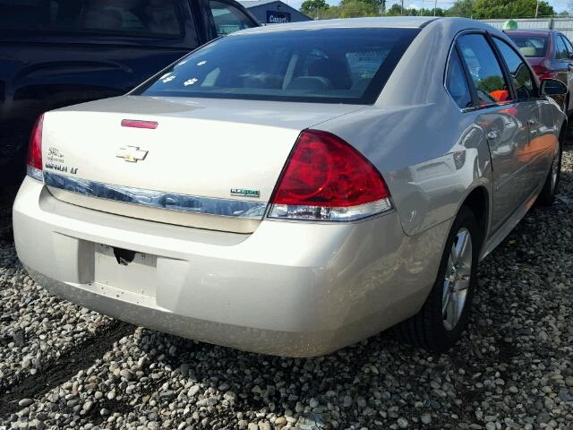 2G1WB5EK7A1264469 - 2010 CHEVROLET IMPALA TAN photo 4