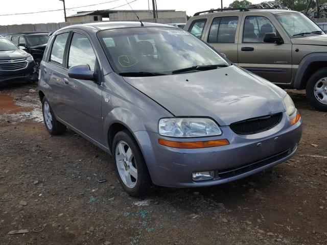 KL1TD666X7B746560 - 2007 CHEVROLET AVEO BASE Күміс фото 1
