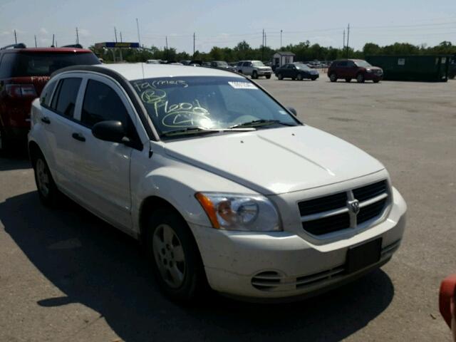 1B3HB28B58D656411 - 2008 DODGE CALIBER WHITE photo 1