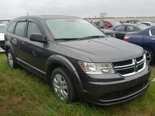 3C4PDCAB1FT561033 - 2015 DODGE JOURNEY SE GRAY photo 1