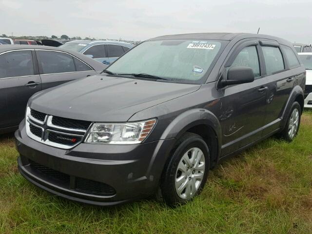 3C4PDCAB1FT561033 - 2015 DODGE JOURNEY SE GRAY photo 2