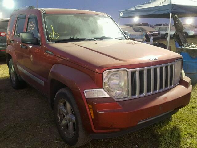 1J8GP58K08W104146 - 2008 JEEP LIBERTY LI RED photo 1