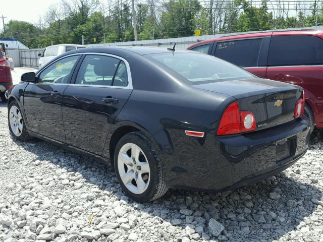 1G1ZB5E14BF397432 - 2011 CHEVROLET MALIBU LS BLACK photo 3