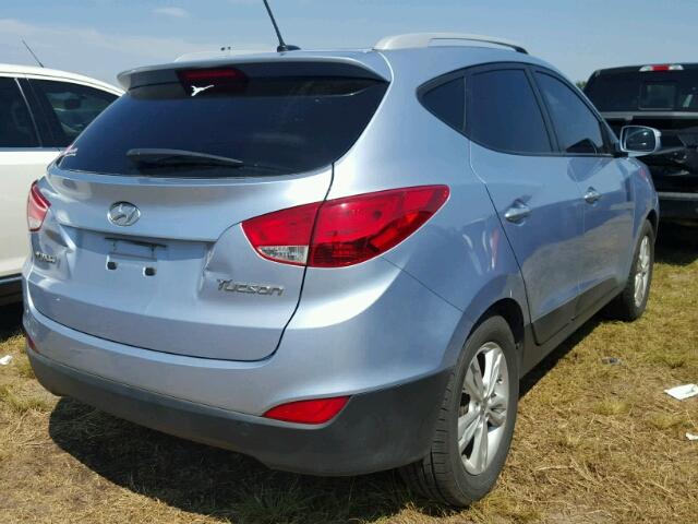 KM8JU3AC7CU496765 - 2012 HYUNDAI TUCSON BLUE photo 4