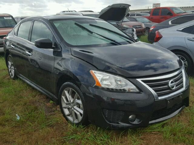 3N1AB7AP9EL642474 - 2014 NISSAN SENTRA S BLACK photo 1