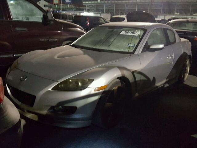 JM1FE17N740130995 - 2004 MAZDA RX8 SILVER photo 2