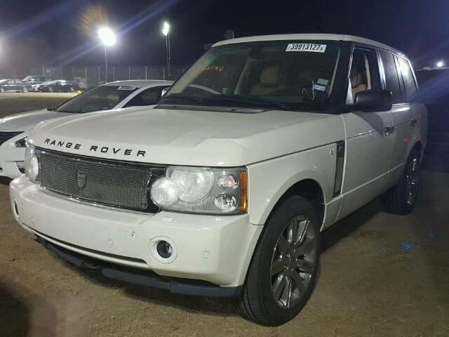 SALMF15498A294093 - 2008 LAND ROVER RANGE ROVE WHITE photo 2