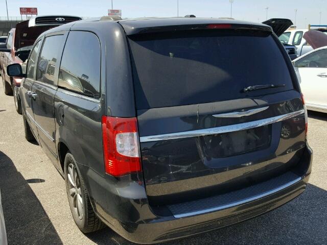 2C4RC1CG2ER409997 - 2014 CHRYSLER TOWN & COU BLACK photo 3