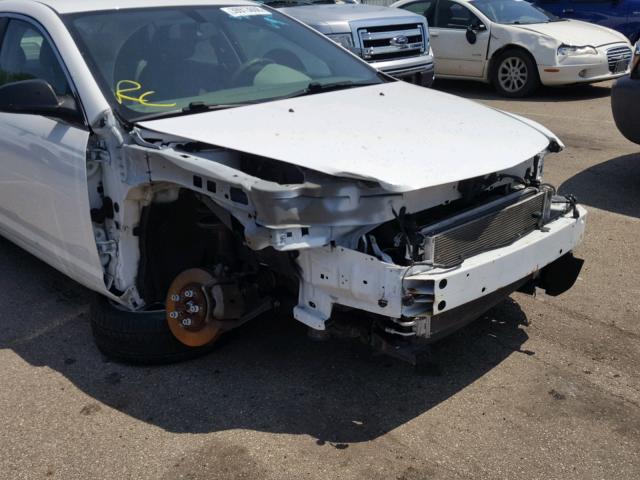 1G1ZA5EU0CF148592 - 2012 CHEVROLET MALIBU LS თეთრი ფოტო 9