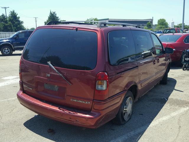 1GNDX13EX3D205775 - 2003 CHEVROLET VENTURE LU BURGUNDY photo 4