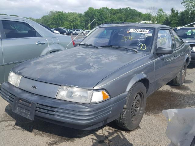 1G1JC1447N7232309 - 1992 CHEVROLET CAVALIER V GRAY photo 2