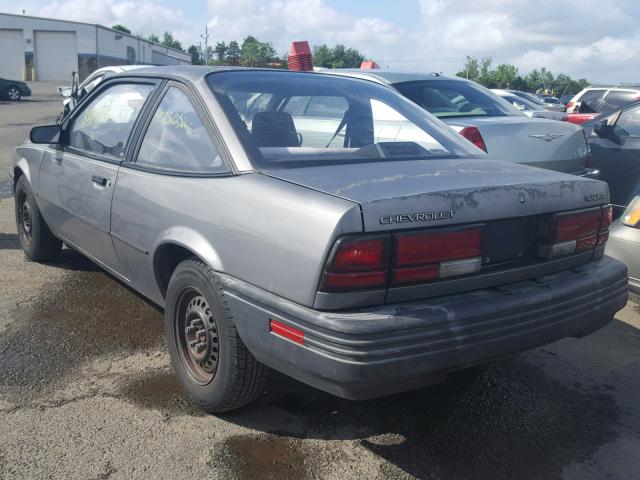 1G1JC1447N7232309 - 1992 CHEVROLET CAVALIER V GRAY photo 3