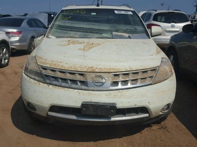 JN8AZ08WX6W508716 - 2006 NISSAN MURANO SL WHITE photo 10