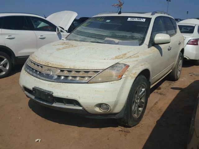 JN8AZ08WX6W508716 - 2006 NISSAN MURANO SL WHITE photo 2