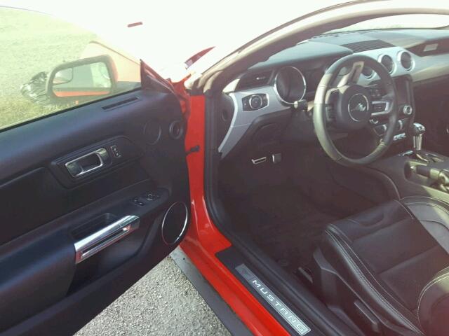 1FA6P8CF0F5408259 - 2015 FORD MUSTANG GT RED photo 9