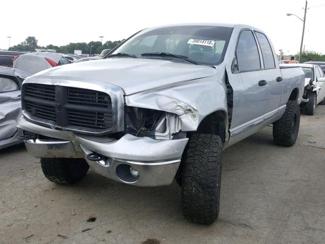 3D7KU28C74G240936 - 2004 DODGE RAM 2500 S SILVER photo 2