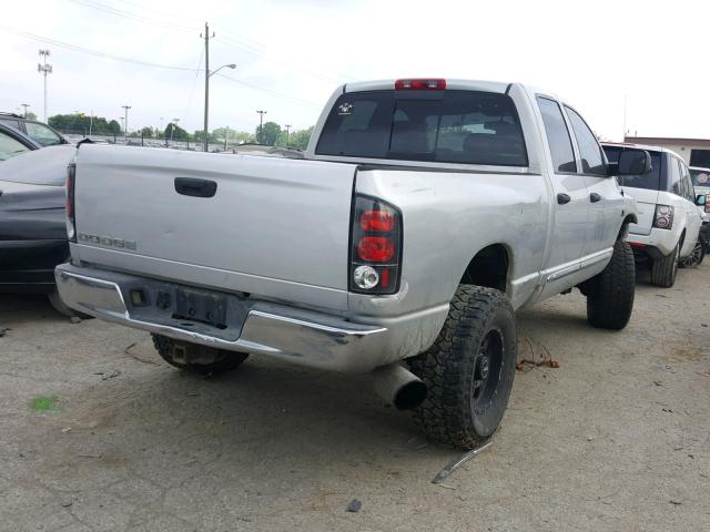 3D7KU28C74G240936 - 2004 DODGE RAM 2500 S SILVER photo 4