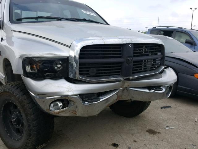 3D7KU28C74G240936 - 2004 DODGE RAM 2500 S SILVER photo 9