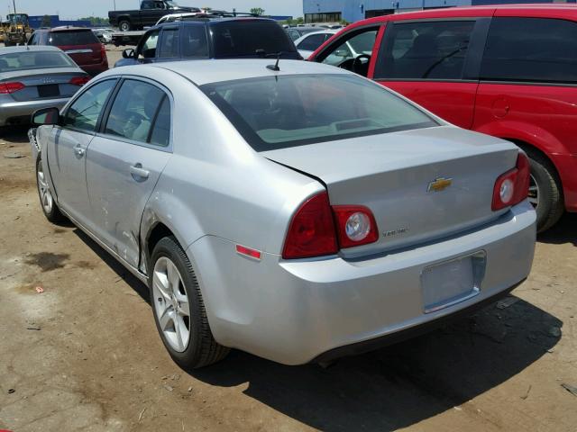 1G1ZB5E16BF178584 - 2011 CHEVROLET MALIBU LS SILVER photo 3