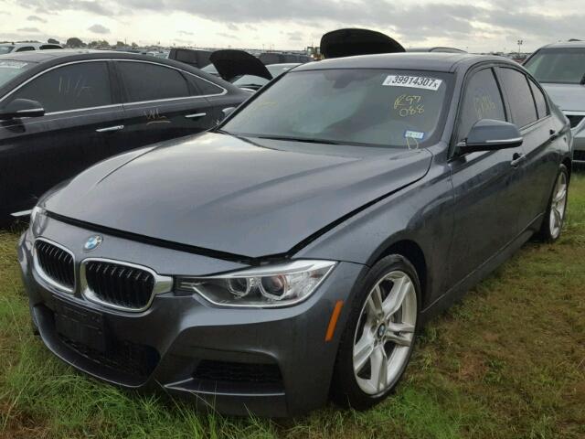WBA3A9G56DNR97088 - 2013 BMW 335 GRAY photo 2