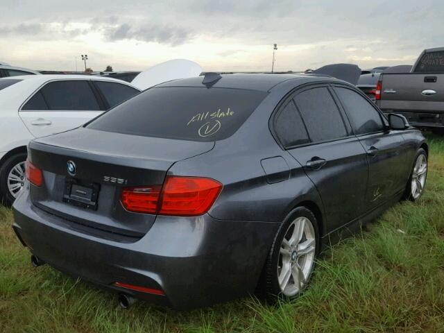 WBA3A9G56DNR97088 - 2013 BMW 335 GRAY photo 4