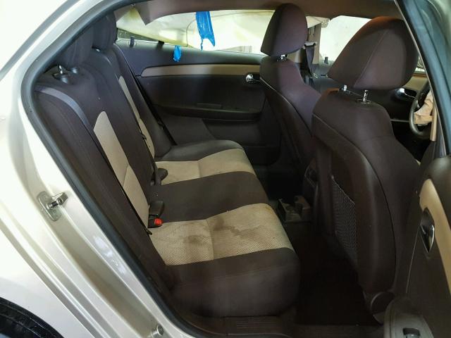 1G1ZC5EB2AF132772 - 2010 CHEVROLET MALIBU 1LT BEIGE photo 6