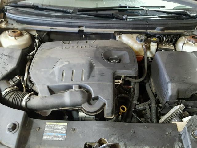 1G1ZC5EB2AF132772 - 2010 CHEVROLET MALIBU 1LT BEIGE photo 7