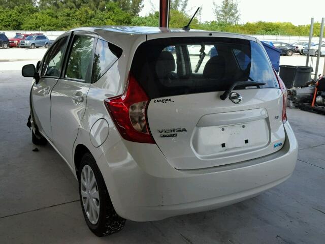 3N1CE2CP4EL376569 - 2014 NISSAN VERSA NOTE WHITE photo 3