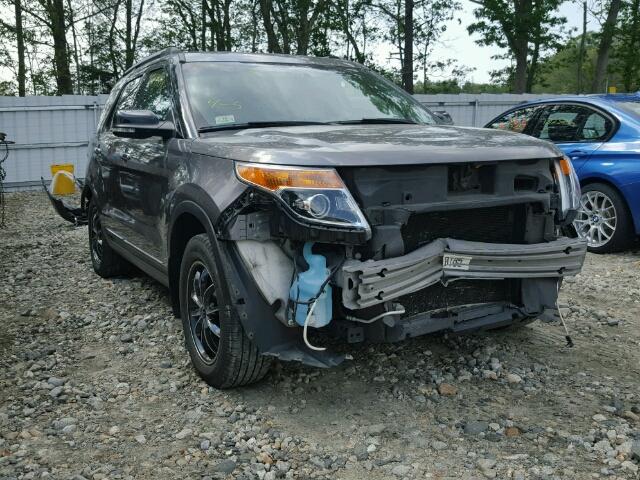 1FM5K8D8XEGA30146 - 2014 FORD EXPLORER GRAY photo 9