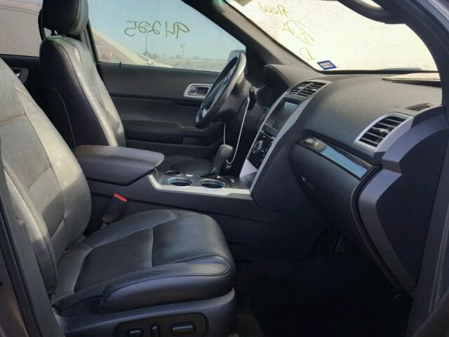 1FM5K7F86EGA12895 - 2014 FORD EXPLORER L GRAY photo 5