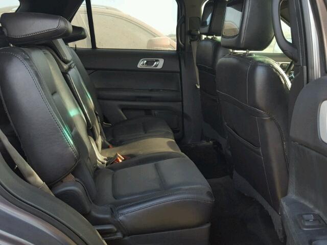 1FM5K7F86EGA12895 - 2014 FORD EXPLORER L GRAY photo 6